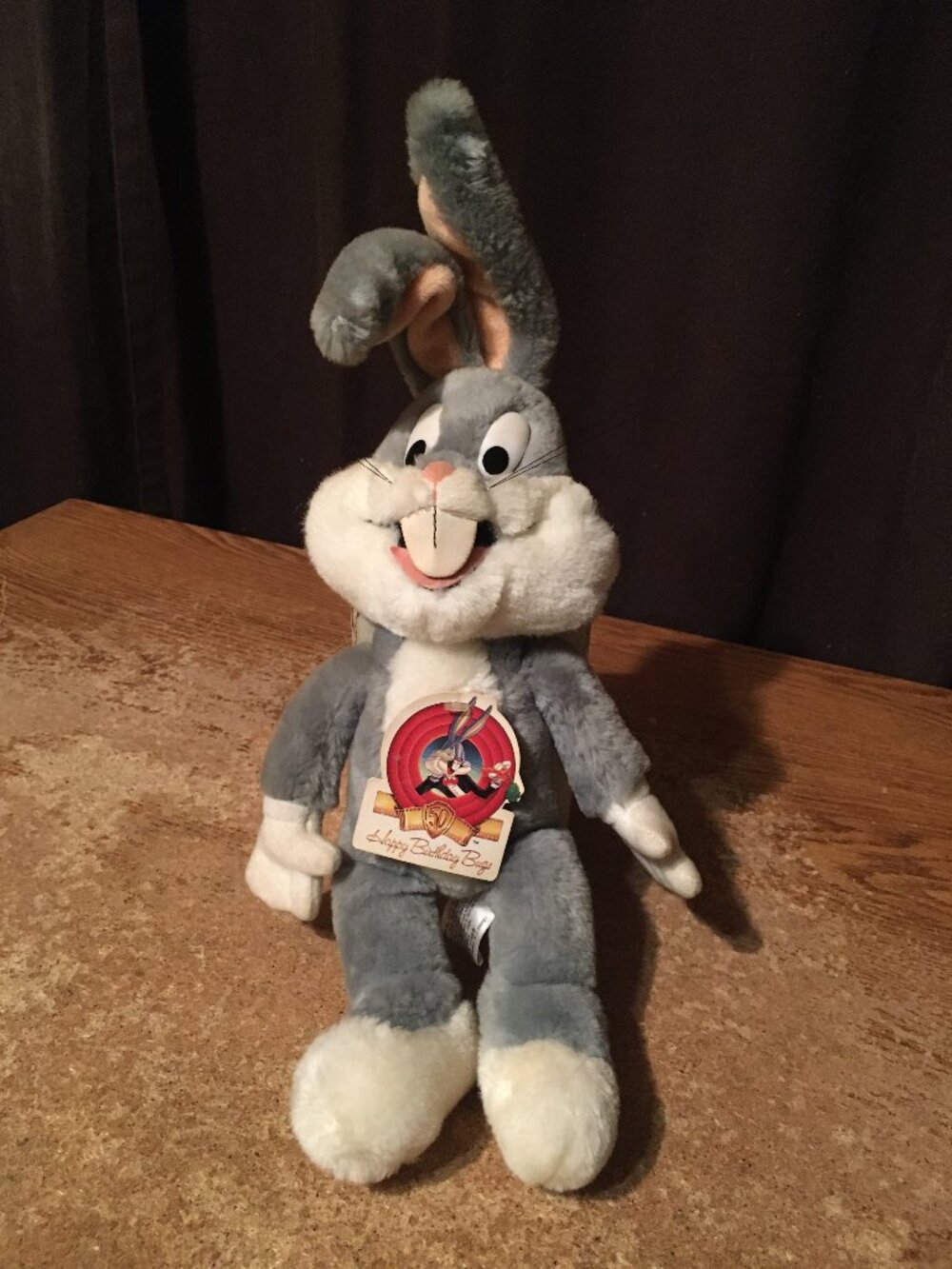 BUGS BUNNY PLUSH LOONEY TUNES 50TH ANNIVERSARY 24K SPECIAL EFFECTS